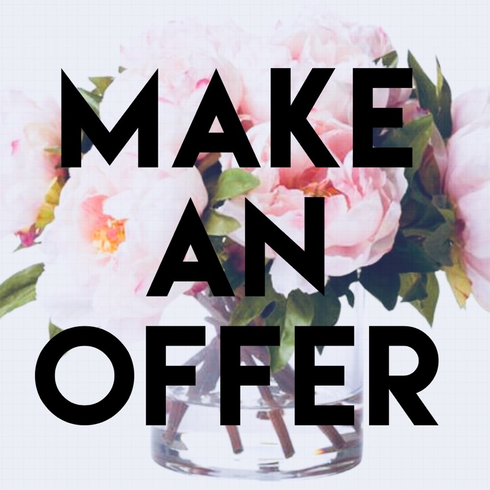 Always open to offers!